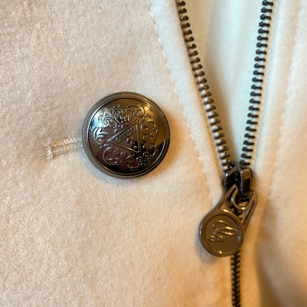 Guess double breasted zip detail short pea coat - Picture 4 of 7